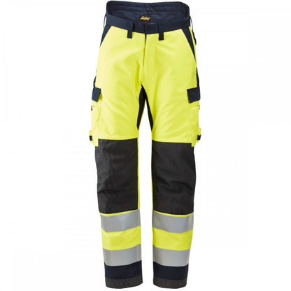 6663 ProtecWork Flame Retardant Insulated Trousers High-Vis Class 2