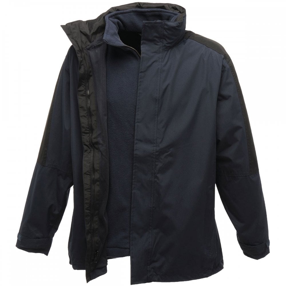 TRA130 Mens Defender III Waterproof 3 In 1 Jacket Navy/Black L *One Size Only - Outlet Store*