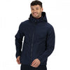 TRA701 Mens Venturer 3 Layer Printable Hooded Softshell Jacket Navy XL *One Size Only - Outlet Store*