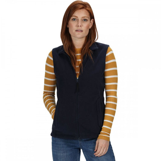 TRA802 Womens Micro Fleece Bodywarmer Dark Navy 12 *One Size Only - Outlet Store*