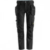 6208 LiteWork Trousers+ 4 Way Stretch Detachable Holster Pockets Black - Slim Fit