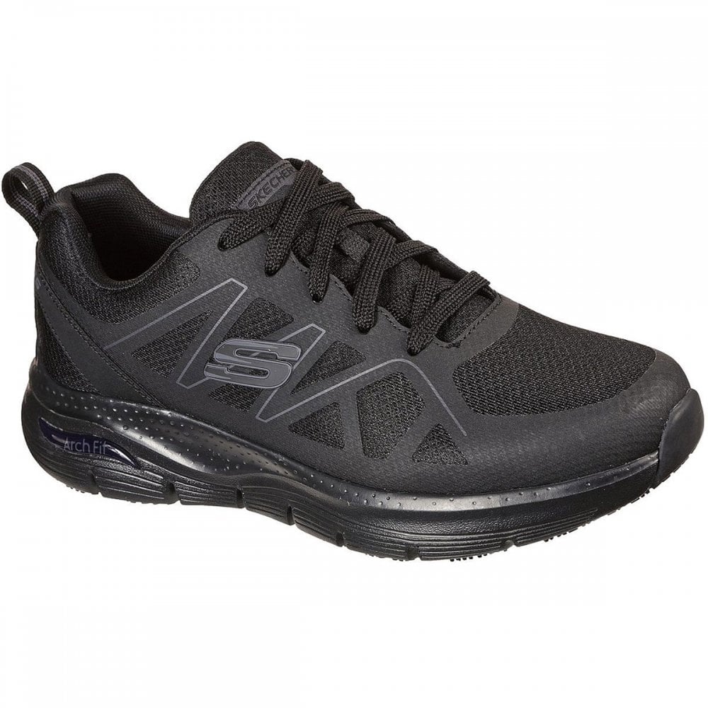 Arch Fit Slip Resistant Axtell Occupational Shoe UK8 - EU42 - US9 Black *One Size Only - Outlet Store*