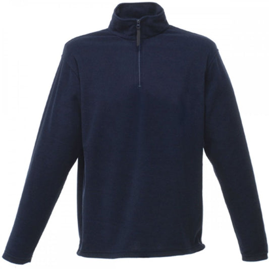 TRF549 Mens Micro Zip Neck Fleece Dark Navy M *One Size Only - Outlet Store*
