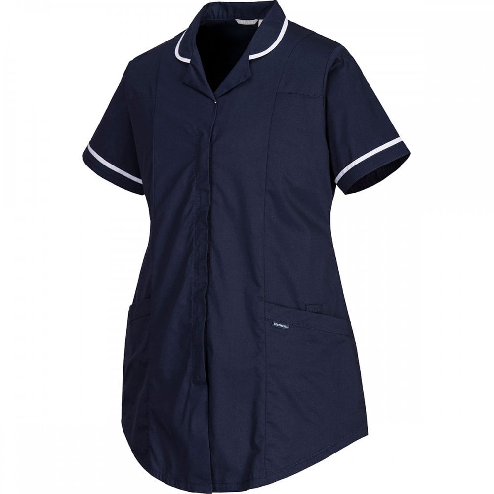 LW18 Stretch Maternity Tunic Hamilton Blue M *One Size Only - Outlet Store*