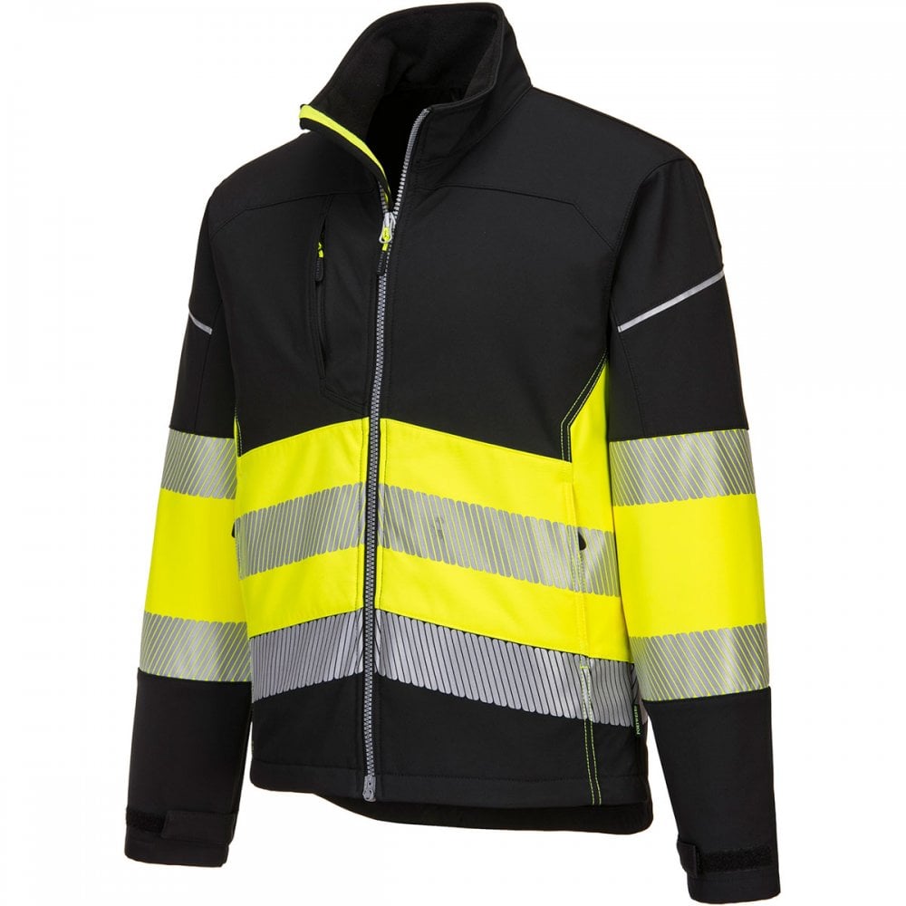 PW375 PW3 Hi-Vis Class 1 Softshell Jacket