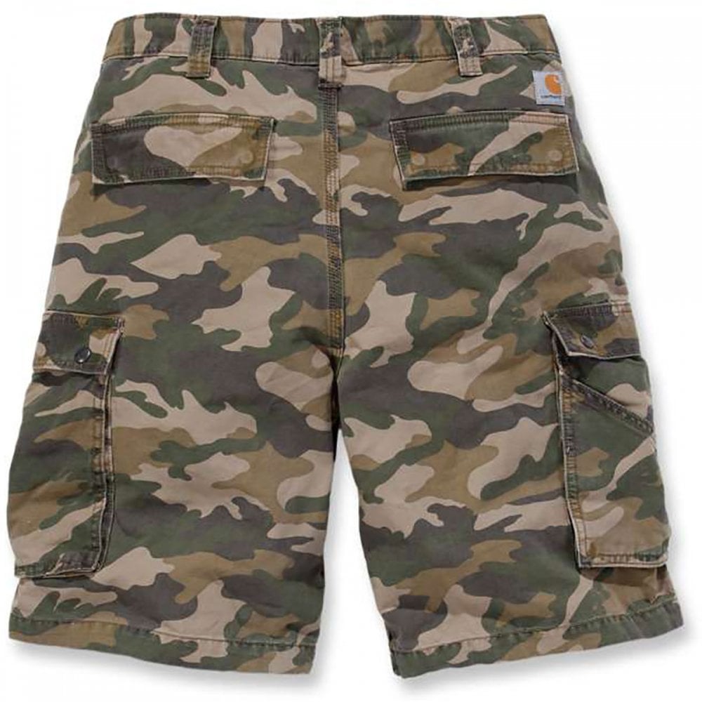 100279 Rugged Cargo Summer Camo Shorts - Snug fitted style