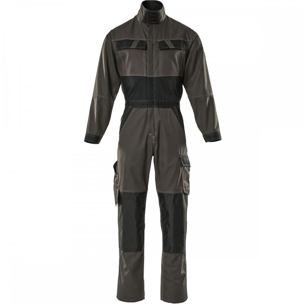 15719 Wallan Light Boilersuit With Kneepad Pockets Dark Anthracite/Black S *One Size Only - Outlet Store*