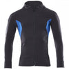 18584 Accelerate Hoodie with zipper Dark Navy/Azure Blue M *One Size Only - Outlet Store*