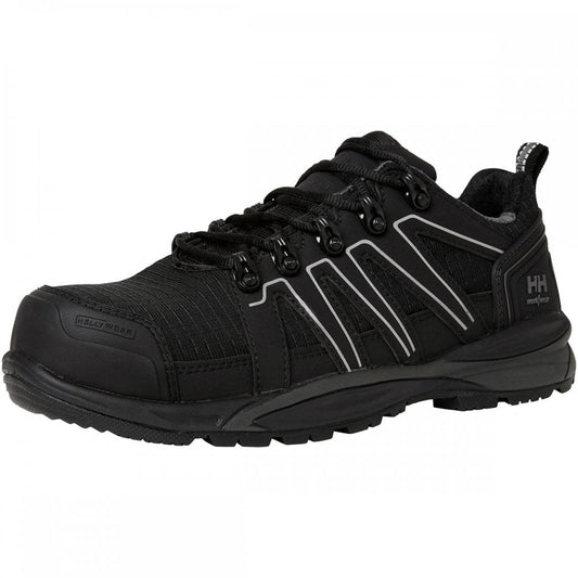 78421 Manchester Composite-Toe Safety Low S3 Shoes UK3 - EU36 - US4 Black/Grey *One Size Only - Outlet Store*