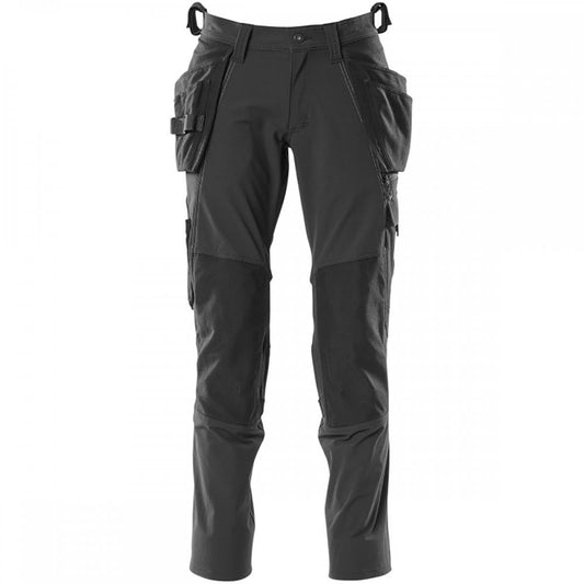18031 Accelerate Trousers with holster pockets - with STRETCH material Black 35" 38.5" *One Size Only - Outlet Store*