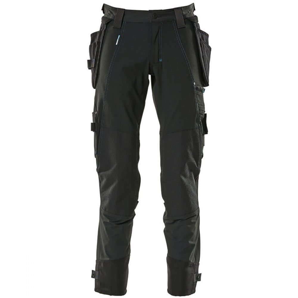 17031 Advanced Removable Holster Pocket Trousers with STRETCH Black 35" 38.5" *One Size Only - Outlet Store*