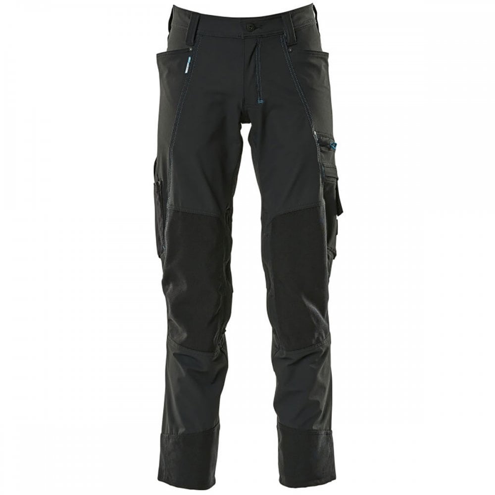 17179 Advanced Trousers with kneepad pockets - with STRETCH material Black 35" 36.5" *One Size Only - Outlet Store*