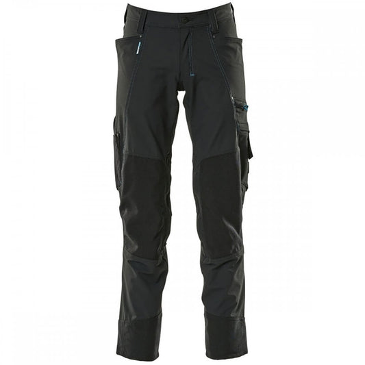 17179 Advanced Trousers with kneepad pockets - with STRETCH material Black 35" 36.5" *One Size Only - Outlet Store*