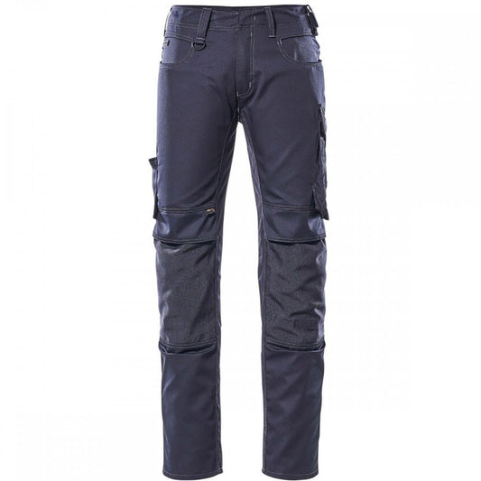 12779 Mannheim Unique Trousers With Kneepad Pockets Dark Navy 32" 28.5" *One Size Only - Outlet Store*