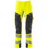 19079 Accelerate Safe Trousers with kneepad pockets Hi-Vis Yellow/Dark Navy 32" 36.5" *One Size Only - Outlet Store*