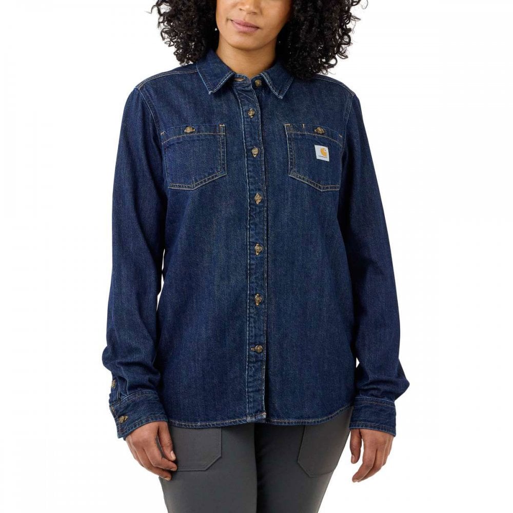 Midweight Denim Long Sleeve Shirt