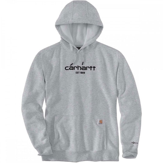 105569 Lightweight Logo Graphic Sweatshirt Asphalt Heather S *One Size Only - Outlet Store*