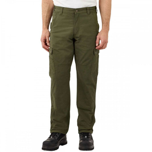 105491 Cargo Fleece Lined Work/Walking Trouser - Ripstop material Basil 36" 34" *One Size Only - Outlet Store*