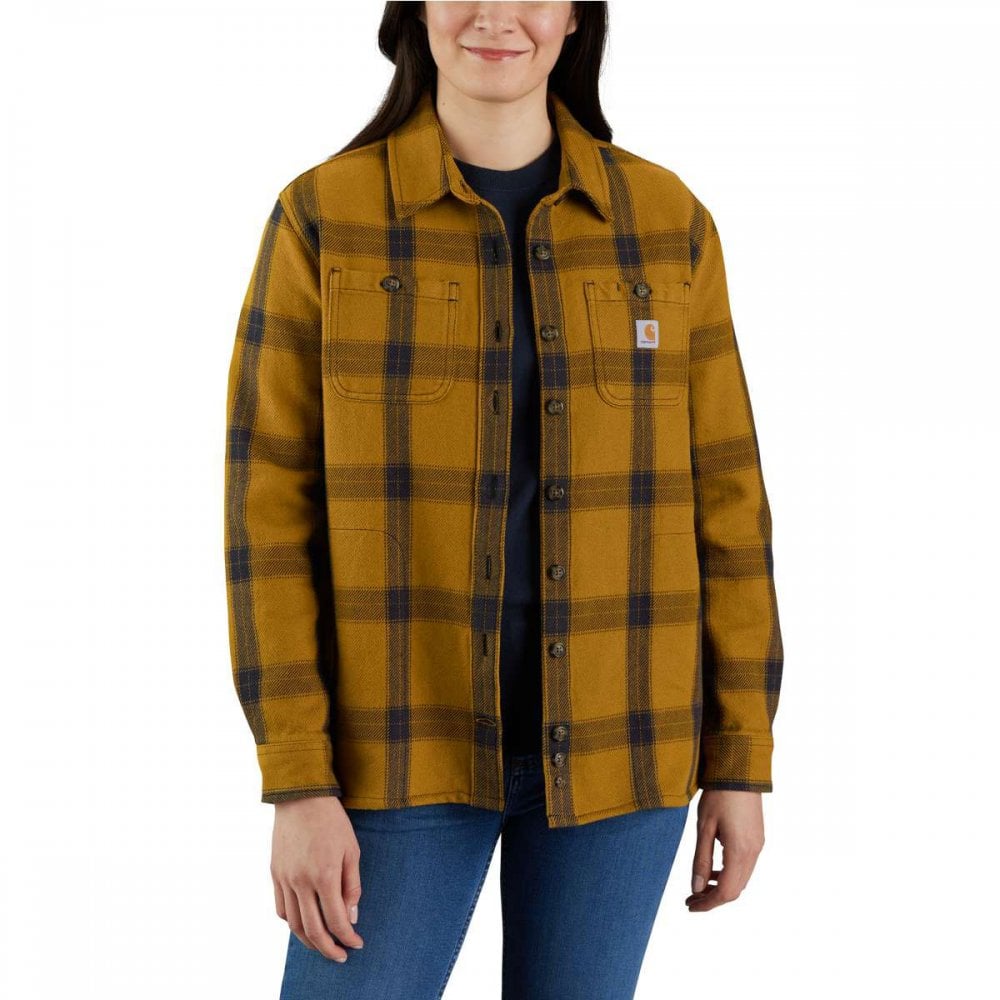 Heavyweight Twill Long Sleeve Plaid Shirt