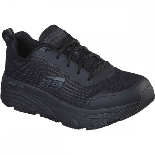 Skechers Work Relaxed Fit Max Cushioning Elite Trainer UK9 - EU43 - US10 Black *One Size Only - Outlet Store*