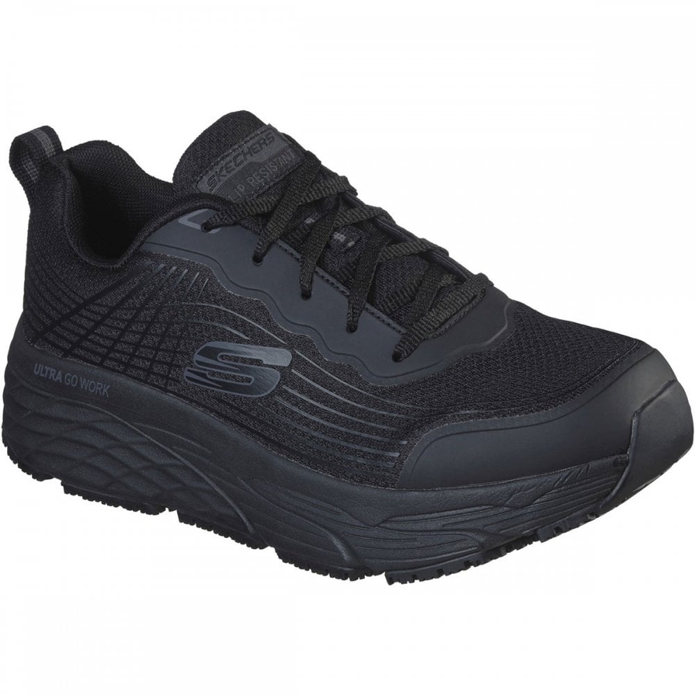 Skechers Work Relaxed Fit Max Cushioning Elite Trainer UK10 - EU45 - US11 Black *One Size Only - Outlet Store*