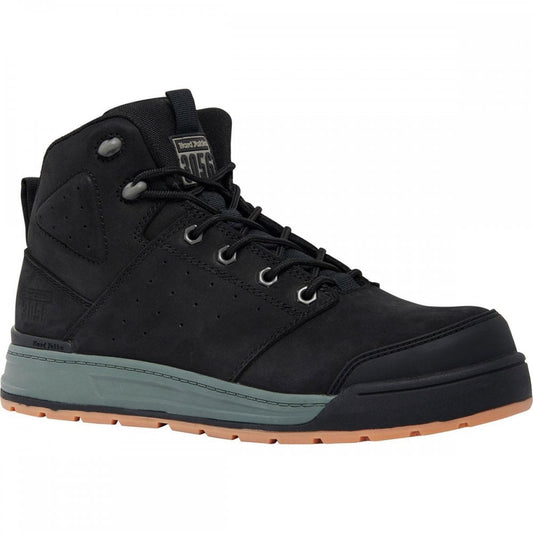 3056 Lace Zip S1 Safety Boot UK12 - EU47 - US13 Black *One Size Only - Outlet Store*