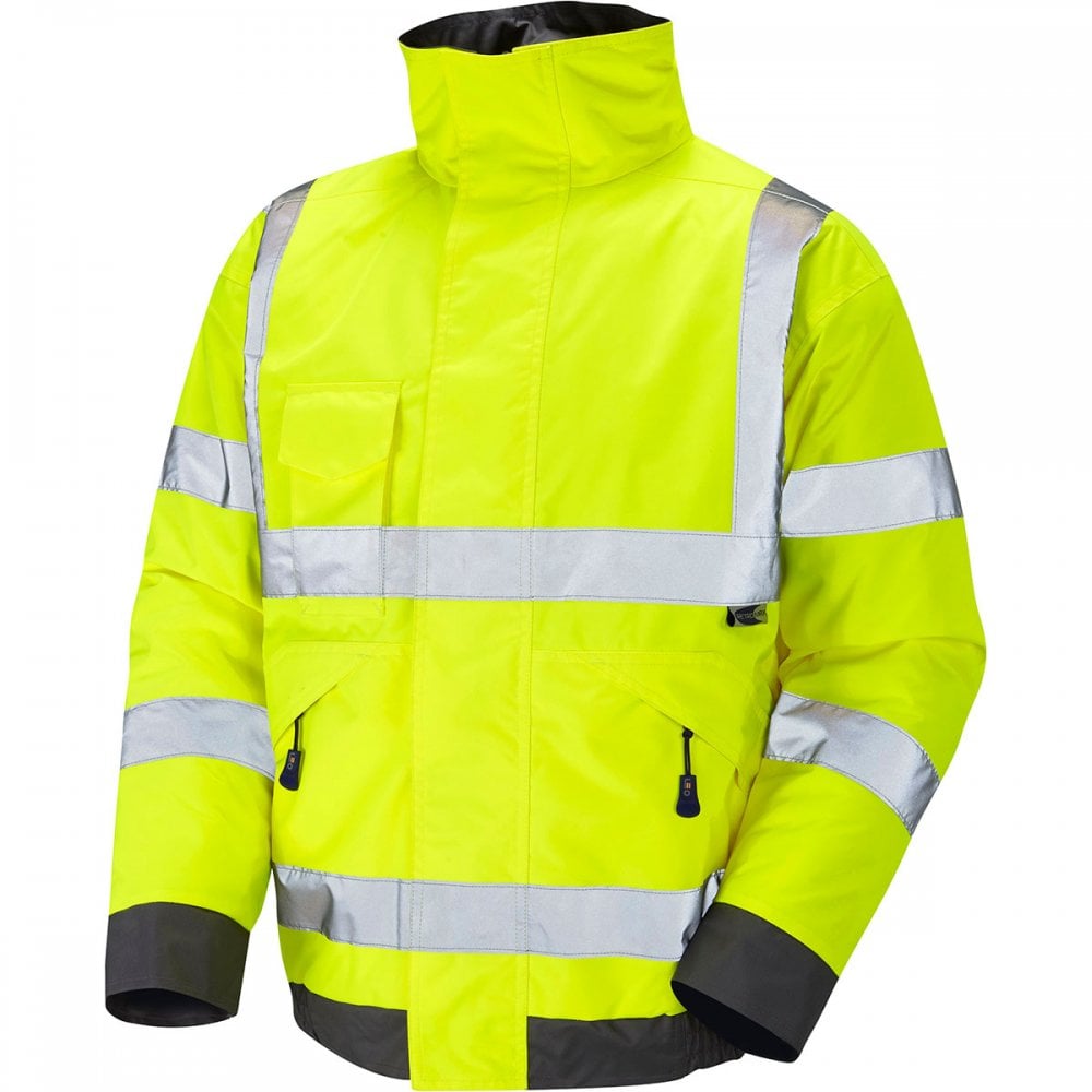 J01 Chivenor ISO 20471 Class 3 Bomber Jacket Hi-Vis Yellow M *One Size Only - Outlet Store*