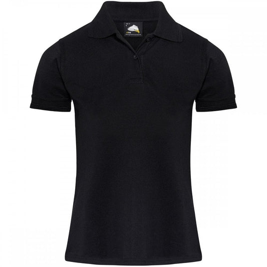 1160 Eagle Ladies Poloshirt (Wren) Black UK 10 *One Size Only - Outlet Store*