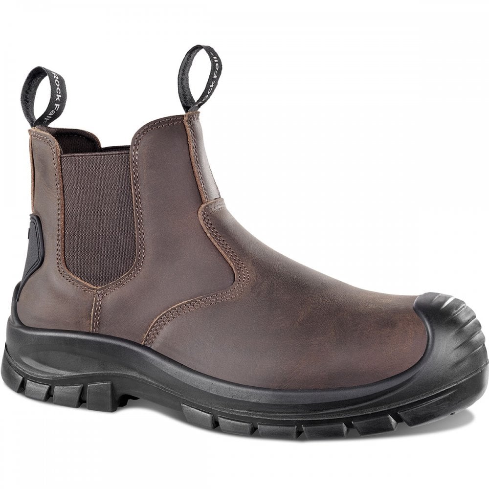 RF256 Furrow Chelsea S3 Safety Boot UK8 - EU42 - US9 Brown *One Size Only - Outlet Store*