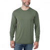 105846 Lightweight Long Sleeve Pocket T-Shirt Chive Heather XL *One Size Only - Outlet Store*