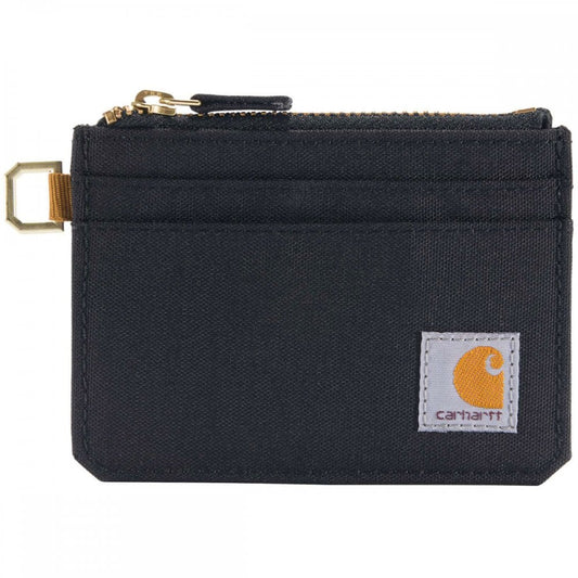 B0000245 Womens Zippered Card Keeper Wallet Black One Size *One Size Only - Outlet Store*