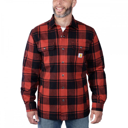105939 Flannel Sherpa-Lined Shirt Jacket