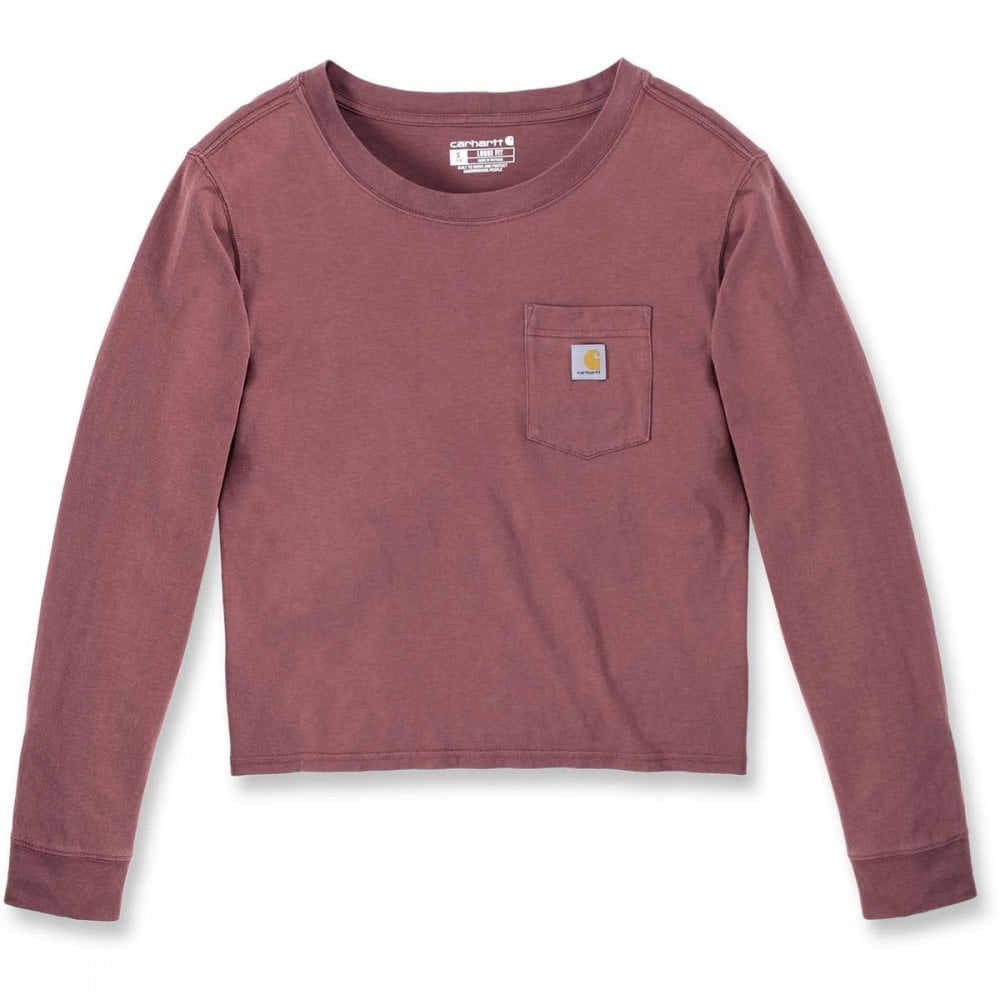 106121 Womens Lightweight Long Sleeve Pocket T-Shirt (Spring 2024 New Colours)
