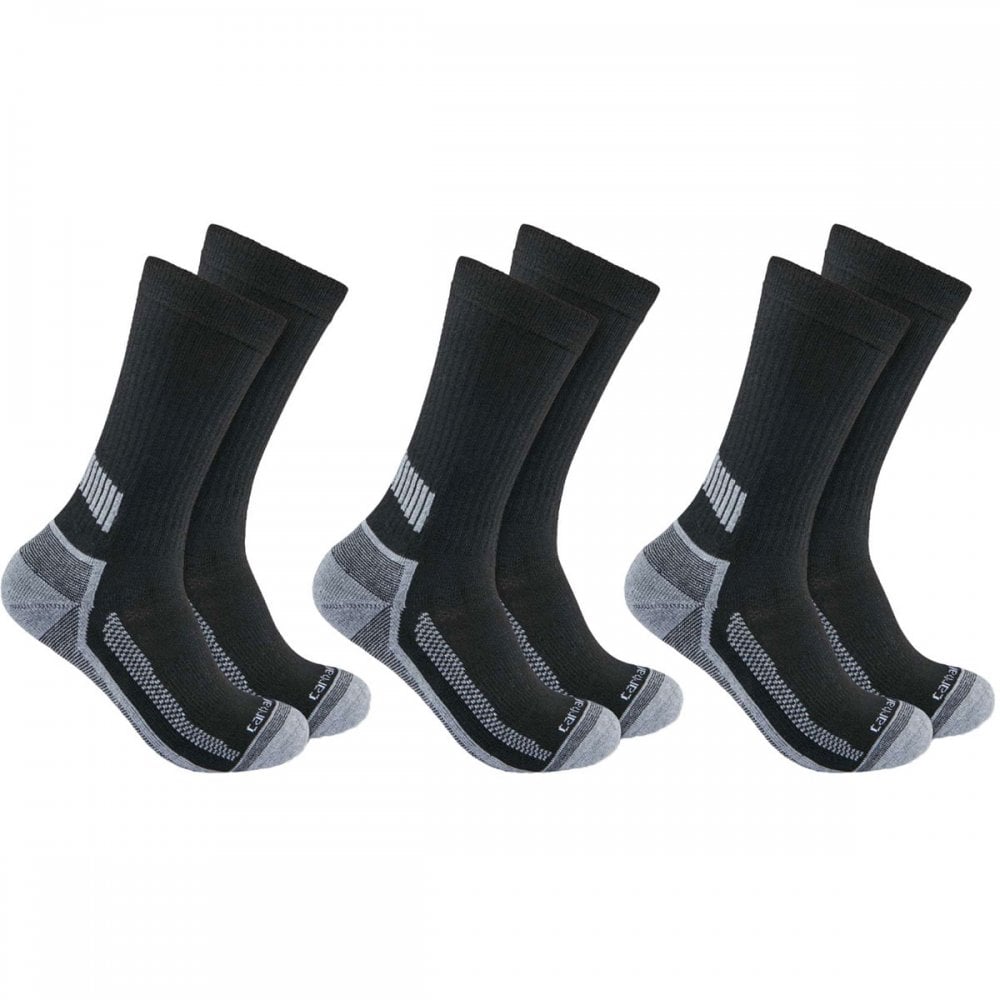 SC4223M Force Midweight Crew Sock 3 Pack
