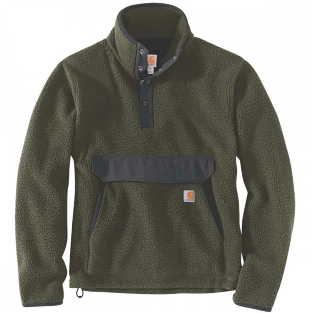 104991 Relaxed Fit Fleece Pullover Black 2XL *One Size Only - Outlet Store*