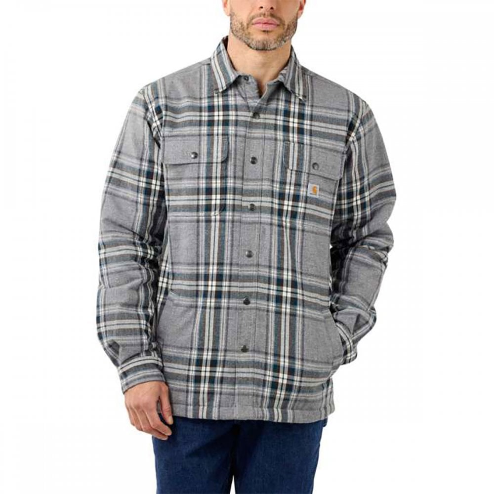Flannel Sherpa Lined Shirt Jacket