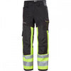 77420 Alna 2.0 Hi Vis Work Trousers Class 1 Yellow/Ebony 35" 39" *One Size Only - Outlet Store*