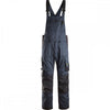 6051 AllroundWork Stretch Bib & Brace Trousers Navy/Black 32" 38" *One Size Only - Outlet Store*