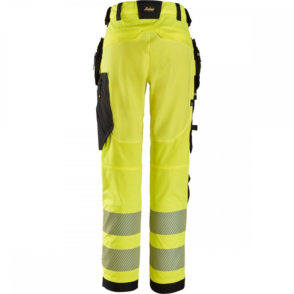 6943 High-Vis Class 2 Stretch Work Trousers Holster Pockets