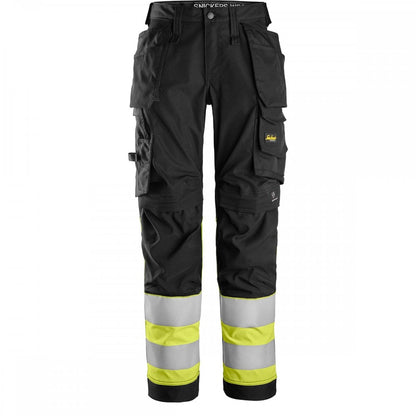 6734 Womens High-Vis Class 1 Stretch Trouser Holster Pockets