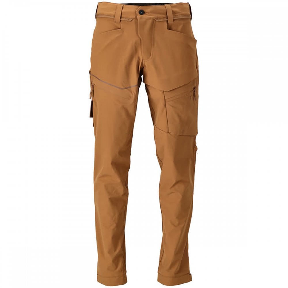 22059 STRETCH Water Resistant Functional Trousers Nut Brown 35" 38.5" *One Size Only - Outlet Store*