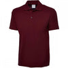 UC114 Mens Active Cotton Poloshirt Maroon XL *One Size Only - Outlet Store*
