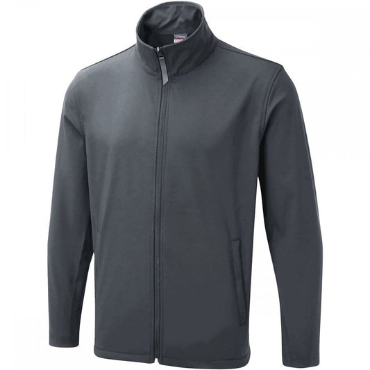 UX10 The UX Printable Soft Shell Jacket Light Grey S *One Size Only - Outlet Store*