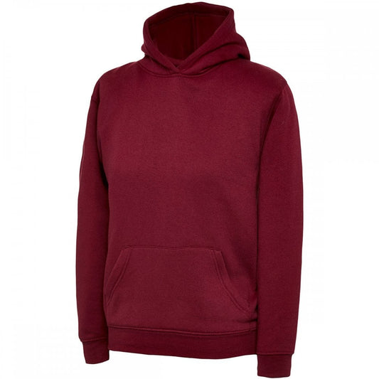 UX8 The UX Childrens Hooded Sweatshirt Maroon 3/4 YRS *One Size Only - Outlet Store*
