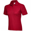 UC115 Ladies Active Cotton Poloshirt Red M *One Size Only - Outlet Store*