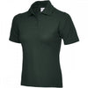 UC115 Ladies Active Cotton Poloshirt Bottle Green M *One Size Only - Outlet Store*
