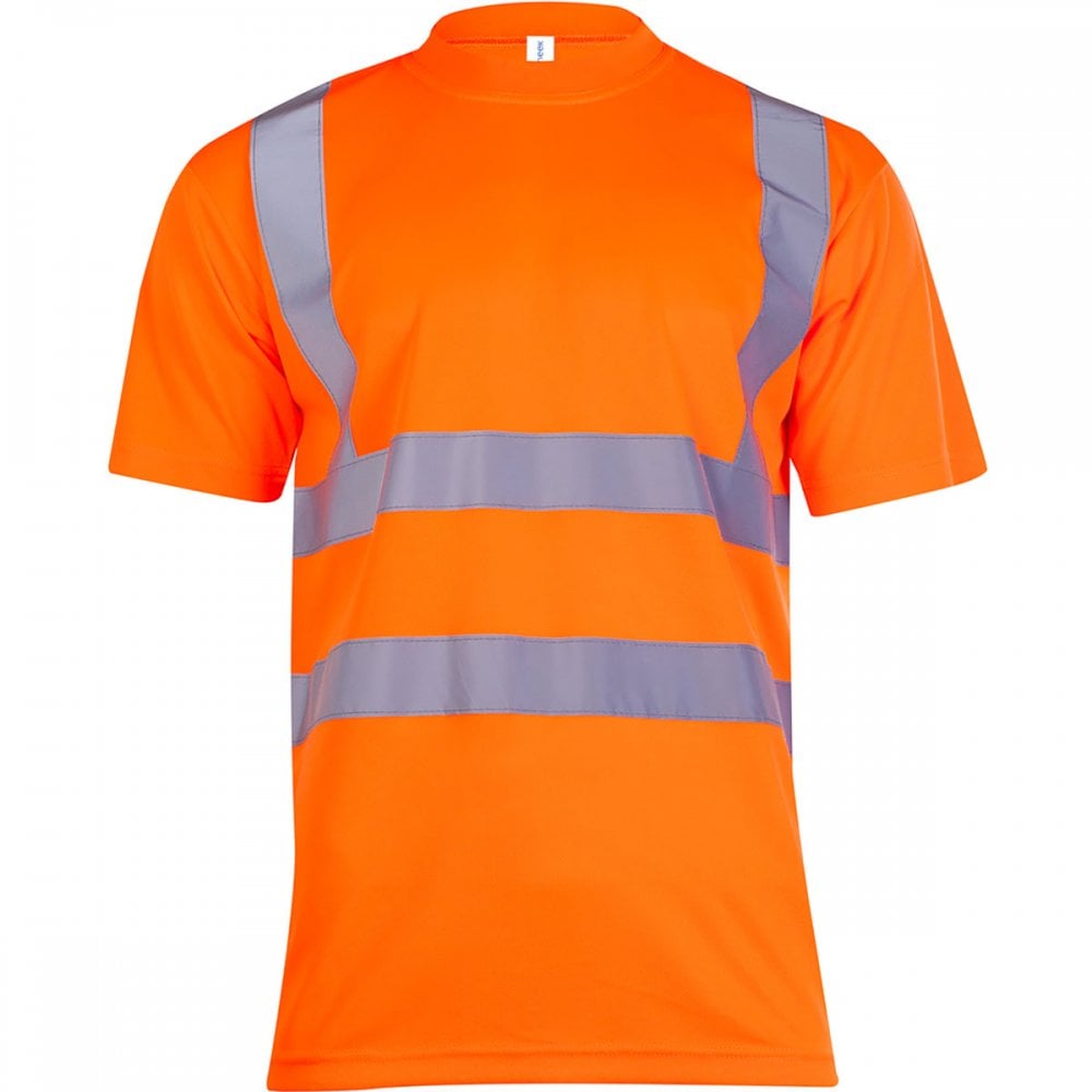 UC810 Hi Vis Short Sleeve T-Shirt Orange L *One Size Only - Outlet Store*