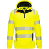 DX482 DX4 Hi-Vis 1/4 Zip Hoodie