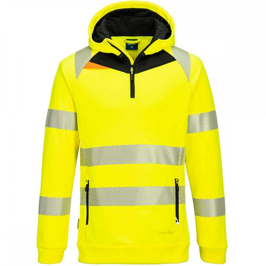 DX482 DX4 Hi-Vis 1/4 Zip Hoodie