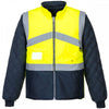 Hi Visibility 2-Tone Jacket Yellow/Navy XL *One Size Only - Outlet Store*